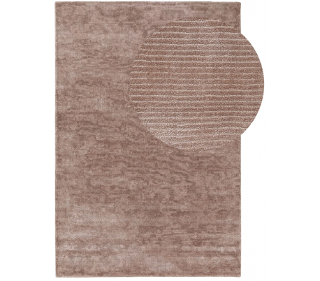 Chiara tæppe i viskose 170 x 240 cm - Lysebrun