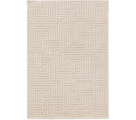 Ombre tæppe i viskose 250 x 350 cm - Beige