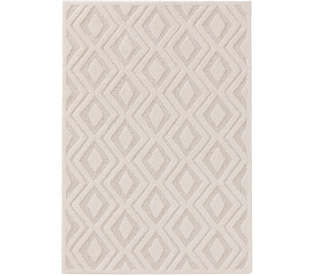 Eve tæppe i polypropylene 140 x 200 cm - Creme