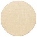 Rundt tæppe i sisal Ø250 cm - Mørkebrun