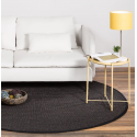 Rundt tæppe i sisal Ø250 cm - Creme