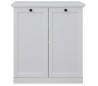 Baxter skoskab i møbelplade H88 cm - Hvid