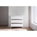 Basix kommode i møbelplade H80 cm - Hvid