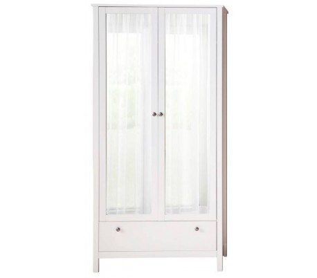 Ole klædeskab i møbelplade H192 cm - Hvid