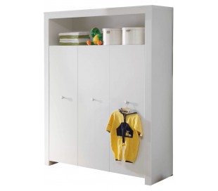 Olivia klædeskab i møbelplade H186 cm - Sonoma eg