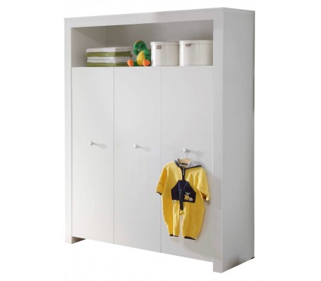 Olivia klædeskab i møbelplade H186 cm - Sonoma eg