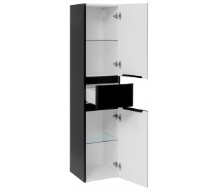 Miami vægskab til badeværelse H160 cm - Mat hvid 2