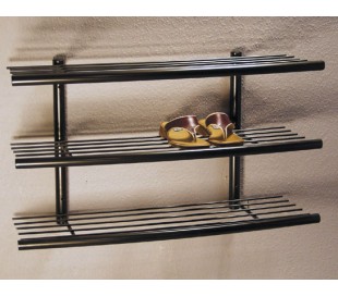 Norline hylde B76 cm - Sort/Sort