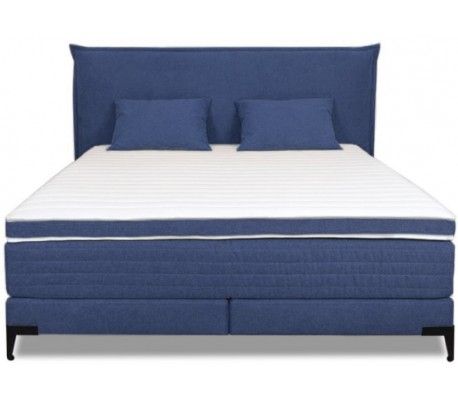 Sunny kontinentalseng 140 x 200 cm med gavl - Gul