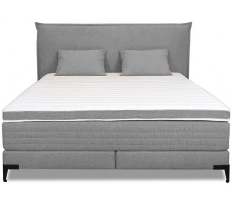 Sunny kontinentalseng 140 x 200 cm med gavl - Grøn