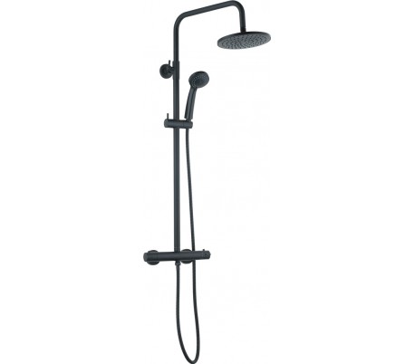 Bluerain brusesæt m/termostat - Gun black