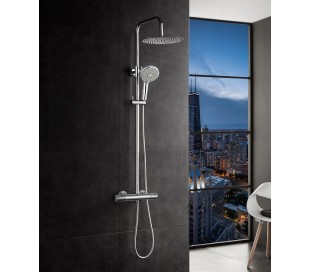 Bluerain brusesæt m/termostat - Gun black 2