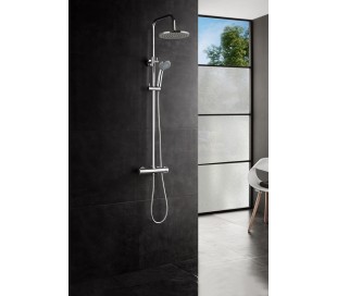 Bluerain brusesæt m/termostat - Mat sort 2