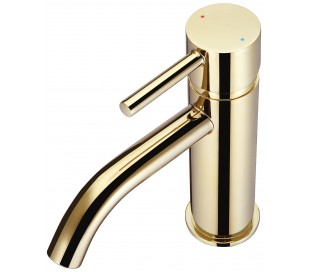 Fordham armatur til håndvask m/bundventil - Børstet messing 2