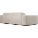 Karen venstrevendt chaiselong sofa i velour 250 x 185 cm - Beige