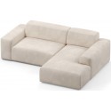 Karen venstrevendt chaiselong sofa i velour 250 x 185 cm - Beige