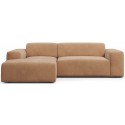 Karen venstrevendt chaiselong sofa i velour 250 x 185 cm - Beige