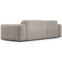 Karen venstrevendt chaiselong sofa i velour 250 x 185 cm - Kamelbrun