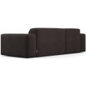 Karen venstrevendt chaiselong sofa i velour 250 x 185 cm - Taupe