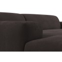 Karen venstrevendt chaiselong sofa i velour 250 x 185 cm - Taupe