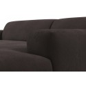 Karen højrevendt chaiselong sofa i velour 250 x 185 cm - Taupe
