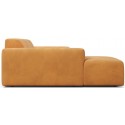 Karen venstrevendt chaiselong sofa i velour 250 x 185 cm - Olivengrøn