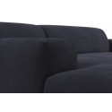 Karen venstrevendt chaiselong sofa i velour 250 x 185 cm - Blå