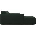 Karen venstrevendt chaiselong sofa i velour 250 x 185 cm - Navyblå