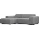 Karen venstrevendt chaiselong sofa i velour 250 x 185 cm - Mint