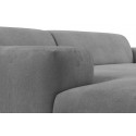 Karen venstrevendt chaiselong sofa i velour 250 x 185 cm - Mint