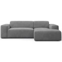 Karen højrevendt chaiselong sofa i velour 250 x 185 cm - Mint