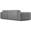 Karen højrevendt chaiselong sofa i velour 250 x 185 cm - Mint