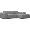 Karen højrevendt chaiselong sofa i velour 250 x 185 cm - Mint