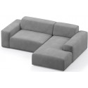 Karen højrevendt chaiselong sofa i velour 250 x 185 cm - Mint
