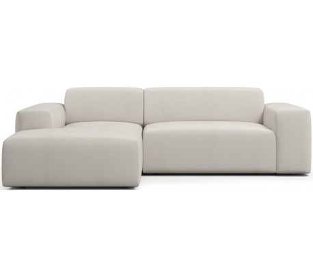 Karen venstrevendt chaiselong sofa i velour 250 x 185 cm - Beige