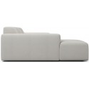 Karen venstrevendt chaiselong sofa i velour 250 x 185 cm - Beige