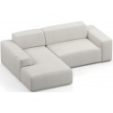 Karen venstrevendt chaiselong sofa i velour 250 x 185 cm - Beige
