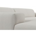 Karen venstrevendt chaiselong sofa i velour 250 x 185 cm - Beige