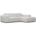 Karen venstrevendt chaiselong sofa i polyester 250 x 185 cm - Creme
