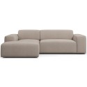 Karen venstrevendt chaiselong sofa i polyester 250 x 185 cm - Creme