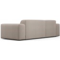 Karen venstrevendt chaiselong sofa i polyester 250 x 185 cm - Creme