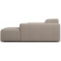 Karen højrevendt chaiselong sofa i polyester 250 x 185 cm - Creme