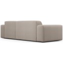 Karen højrevendt chaiselong sofa i polyester 250 x 185 cm - Creme