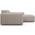 Karen højrevendt chaiselong sofa i polyester 250 x 185 cm - Creme