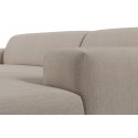 Karen højrevendt chaiselong sofa i polyester 250 x 185 cm - Creme
