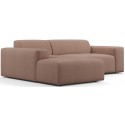 Karen venstrevendt chaiselong sofa i polyester 250 x 185 cm - Beige