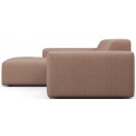 Karen venstrevendt chaiselong sofa i polyester 250 x 185 cm - Beige