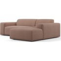Karen højrevendt chaiselong sofa i polyester 250 x 185 cm - Beige