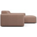 Karen højrevendt chaiselong sofa i polyester 250 x 185 cm - Beige