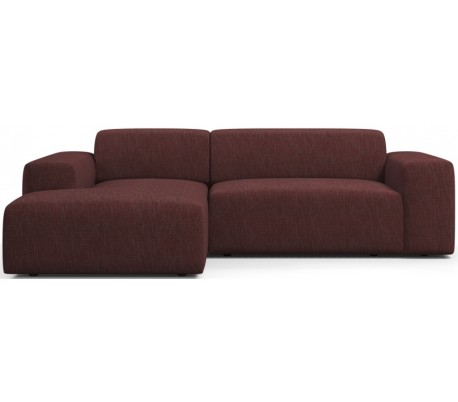 Karen venstrevendt chaiselong sofa i polyester 250 x 185 cm - Beige